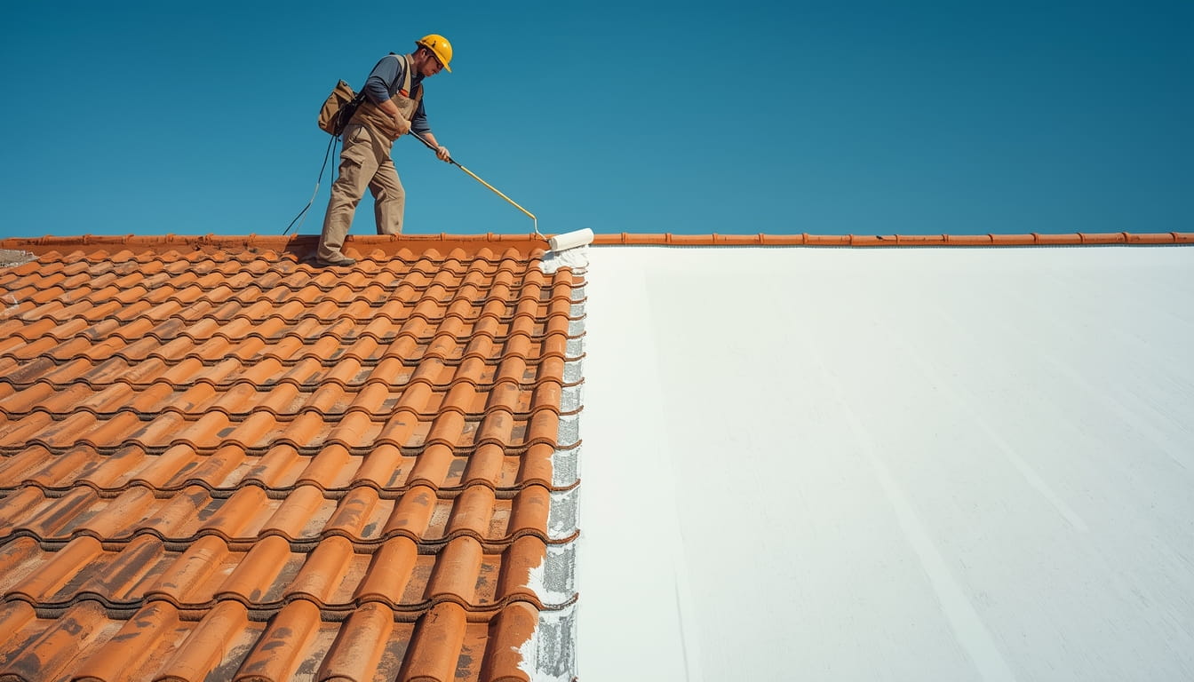 Como impermeabilizar um telhado passo a passo — aplicação de revestimento em telha