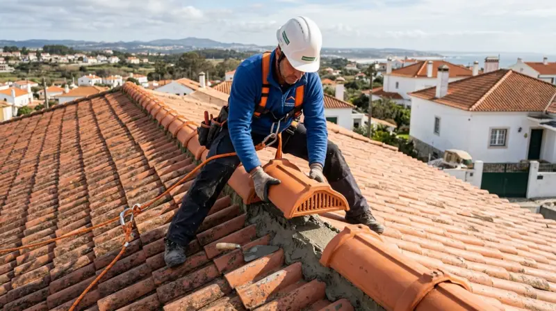 Cumeeira do telhado: remate no cume e proteção contra infiltrações