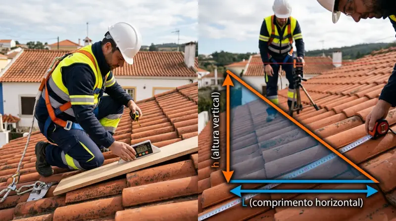 Inclinação do telhado: impacto no escoamento e estanquidade